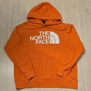 The North Face Hoodie Tangerine Orange Medium Sweatshirt C002